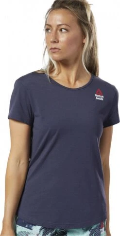 Reebok Crossfit Games Women's Short Sleeve Jersey Blue