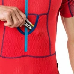 Raidlight Short Sleeves Jersey 1/2 Zip XP FIT 3D Red Men -Odlo Fashion Shop 12501255d652f5bd3a484.46295049