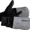 CRAFT Hybrid Weather Warm Silver Running Gloves -Odlo Fashion Shop 12848725d9351c473ea80.11804101