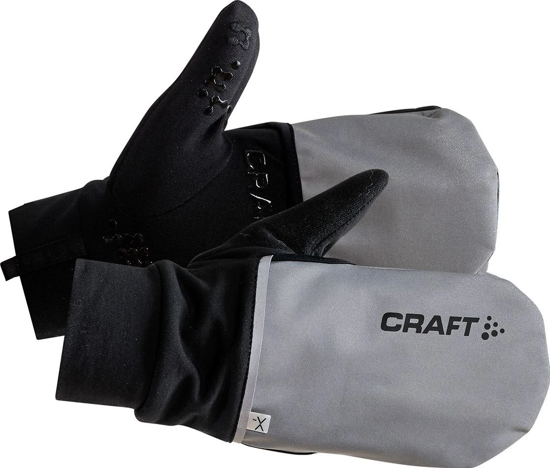 CRAFT Hybrid Weather Warm Silver Running Gloves 3 CRAFT Hybrid Weather Warm Silver Running Gloves