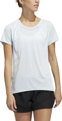 ADIDAS PERFORMANCE Adidas Short Sleeves Jersey Heat Dry Blue Women