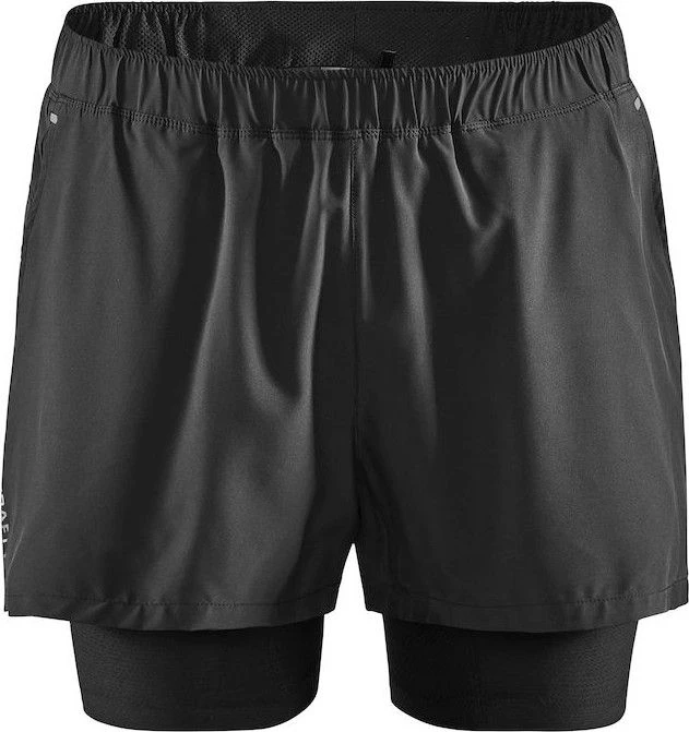 Craft Shorts 2-en-1 Essence Black Men 3 Craft Shorts 2-en-1 Essence Black Men