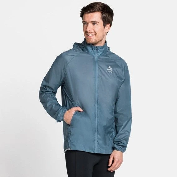 Odlo Zeroweight Dual Dry Waterproof Jacket Blue Men 5 Odlo Zeroweight Dual Dry Waterproof Jacket Blue Men - Image 3