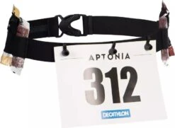 Aptonia Triathlon SD Black Bib Holder Belt