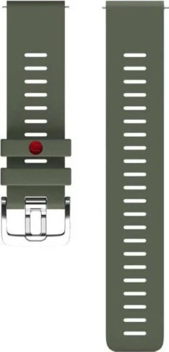 Polar 22 Mm Khaki Green Silicone Strap Grit X Watch