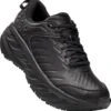 Hoka One One Hoka Bondi SR Leather Black Man -Odlo Fashion Shop 160430760352acf2fbd38.47193975