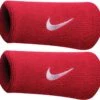 Nike Swoosh Doublewide Sponge Wrist Band Red Unisex