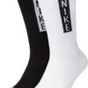 Nike Sportswear Nike Heritage Pairs Of Socks (x2) White / Black -Odlo Fashion Shop 18265705f8fdcc7b74c38.36097110