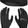 Nike Essential Running Headband + Gloves Black Women