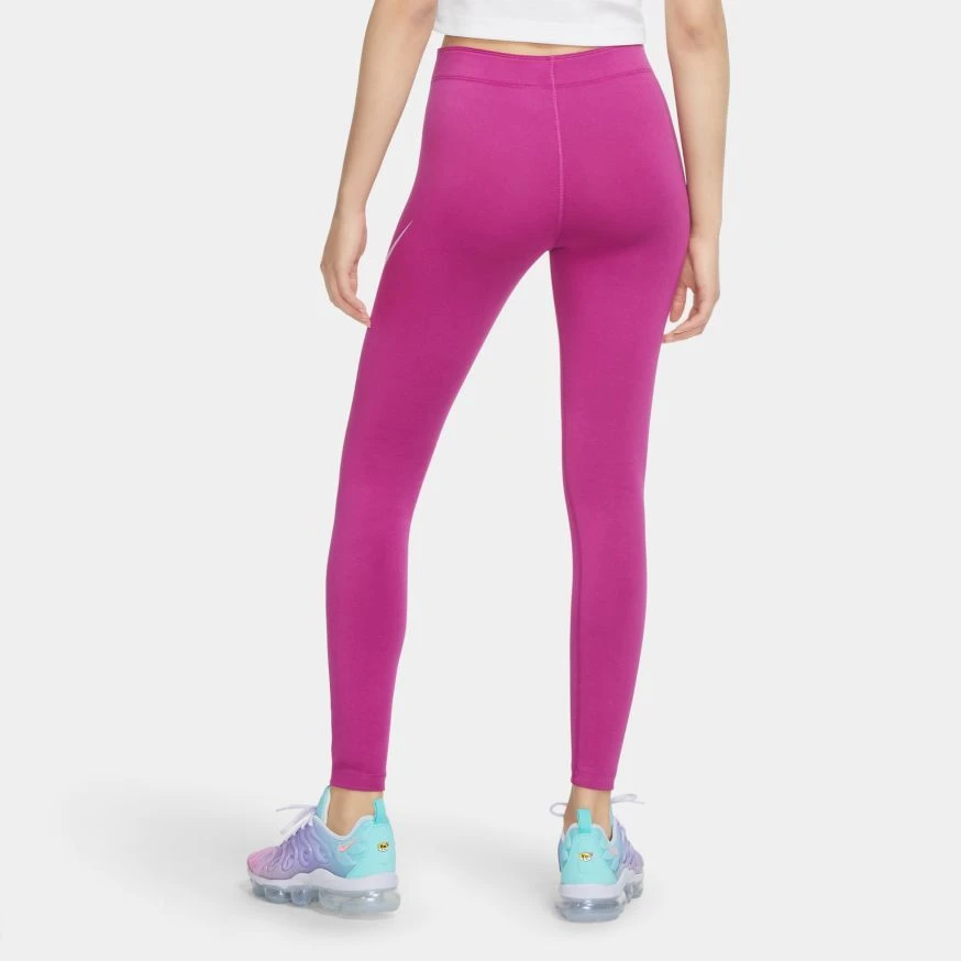 Nike Sportswear Leg-A-See Swoosh Tights Pink / White 4 Nike Sportswear Leg-A-See Swoosh Tights Pink / White - Image 2