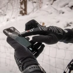 Gloves With Protection Oxsitis Evo Black Red -Odlo Fashion Shop 18972416006f65489d803.41845599