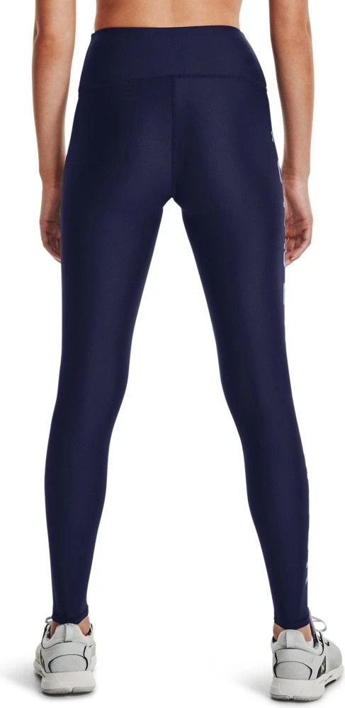 Under Armour Under Armor Heatgear Armor Branded Long Tights Blue Women 5 Under Armour Under Armor Heatgear Armor Branded Long Tights Blue Women - Image 3