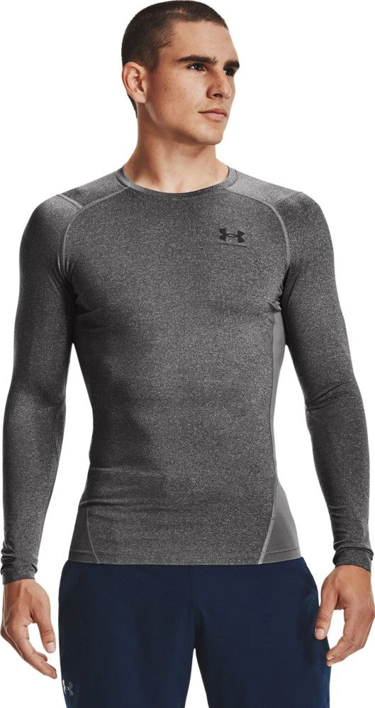 Under Armour Under Armor Heatgear Armor Long Sleeve Compression Jersey Gray Men 5 Under Armour Under Armor Heatgear Armor Long Sleeve Compression Jersey Gray Men - Image 3