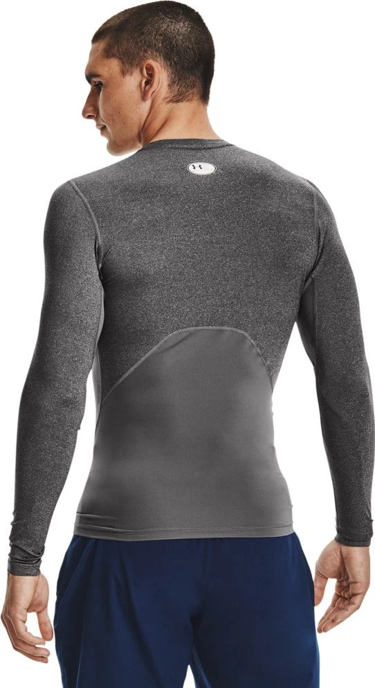 Under Armour Under Armor Heatgear Armor Long Sleeve Compression Jersey Gray Men 6 Under Armour Under Armor Heatgear Armor Long Sleeve Compression Jersey Gray Men - Image 4