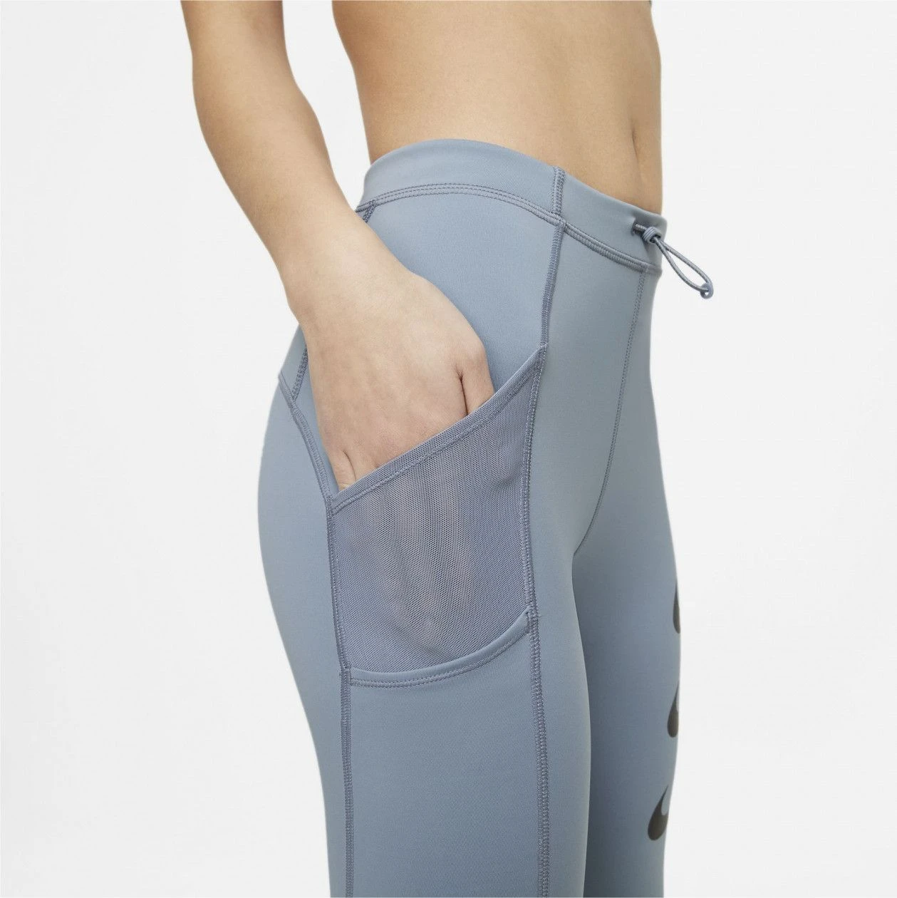 Collang Long Womens Nike Epic Luxe Run Division Blue 5 Collang Long Womens Nike Epic Luxe Run Division Blue - Image 3