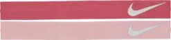 Nike Mini Headbands With Pouch (2 Pieces) Pink