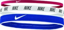 Nike Mixed Headbands X3 Thin Headband Blue / White / Red Unisex