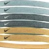 Nike Metallic Swoosh Sport Mini Headbands (6 Pieces) Orange Grey -Odlo Fashion Shop 2036884611fb16b728152.06473012 1