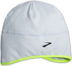 AH21 Bonnet Brooks Notch Thermal Run Visible Blanc Jaune Unisex
