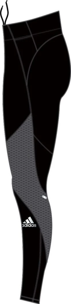 ADIDAS PERFORMANCE Adidas Women's Run Prime Blue Long Tights Black -Odlo Fashion Shop 208035860b5df7e9f0137.45085536