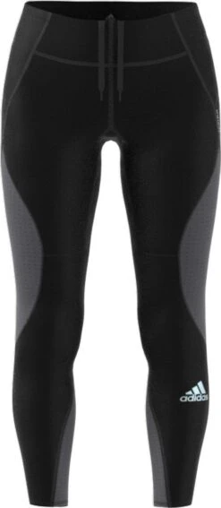 ADIDAS PERFORMANCE Adidas Women's Run Prime Blue Long Tights Black