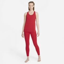 Nike Women's Dri-Fit Yoga Red Tank Top -Odlo Fashion Shop 208759860c87523947279.94498449