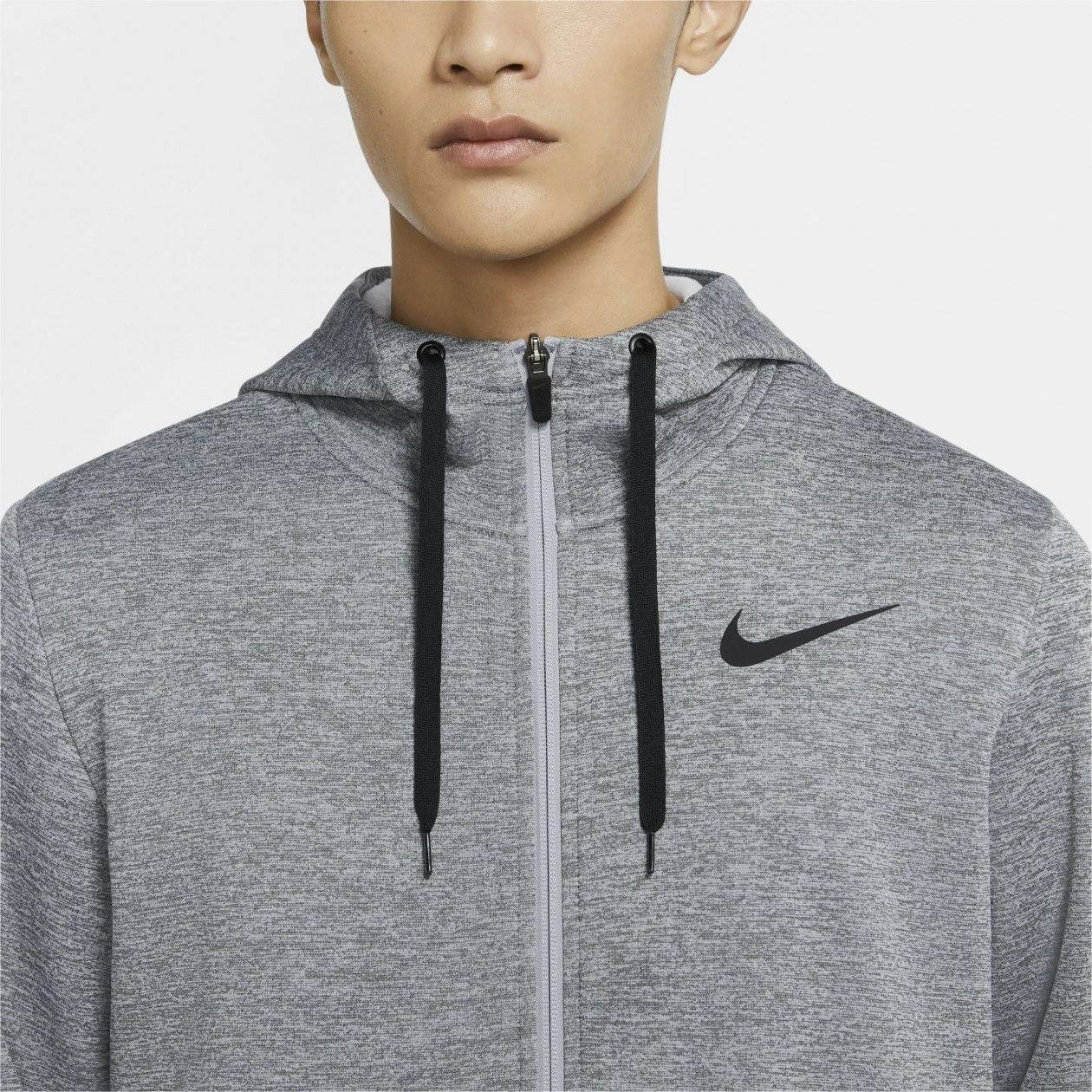 Nike Therma Zip Hoodie Gray 6 Nike Therma Zip Hoodie Gray - Image 4