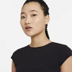 Nike Yoga Luxe Short Sleeve Jersey Black Women -Odlo Fashion Shop 208781560c876ee18c231.43418929