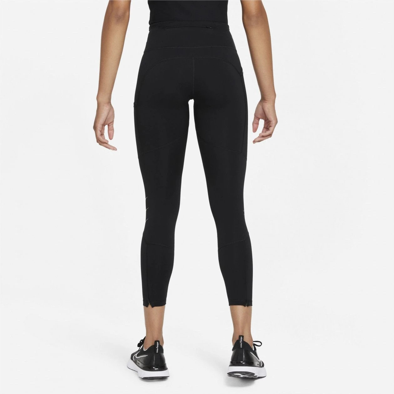 Nike Dri-Fit Run Division Epic Luxe Womens 3/4 Tights Black Red 4 Nike Dri-Fit Run Division Epic Luxe Womens 3/4 Tights Black Red - Image 2