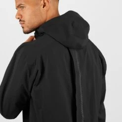 Salomon Bonatti Trail WP Waterproof Jacket Black Men's -Odlo Fashion Shop 209489760ddc7c3803750.03863026