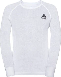 Odlo Active Warm Eco Long Sleeve Jersey White Kids