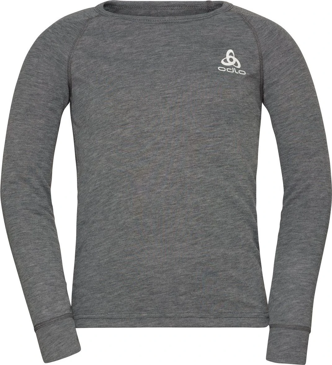 Odlo Active Warm Eco Kids Long Sleeve Jersey Grey 3 Odlo Active Warm Eco Kids Long Sleeve Jersey Grey