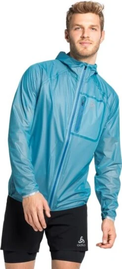 Odlo Zeroweight Dual Dry Waterproof Jacket Blue