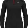 Odlo Axalp Ceramiwarm 1/2 Zip Sweater Black Red Woman 2 Odlo Axalp Ceramiwarm 1/2 Zip Sweater Black Red Woman -Odlo Fashion Shop 209638061928a42823832.47661034