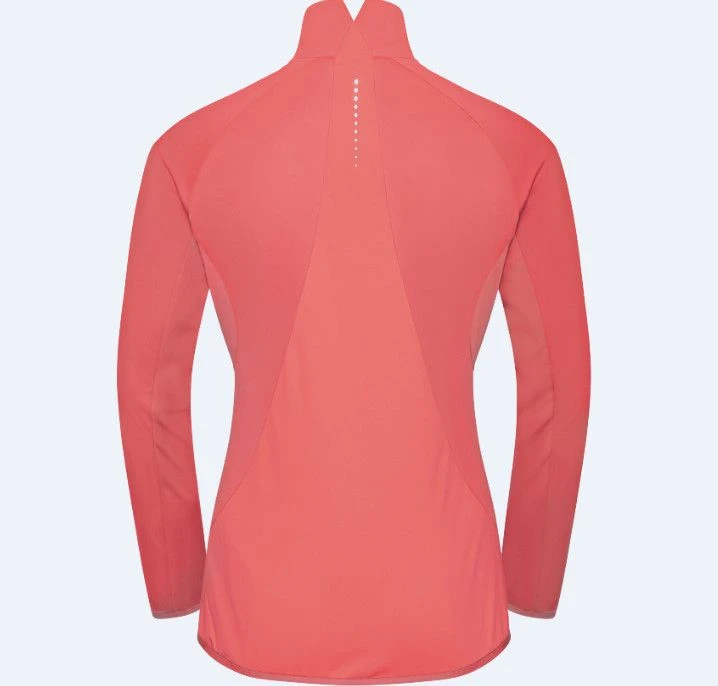 Odlo Zeroweight Logic Windbreaker Jacket Red Women 4 Odlo Zeroweight Logic Windbreaker Jacket Red Women - Image 2