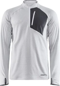 Thermal 1/2 Zip Craft Core Trim Thermal Top Gray