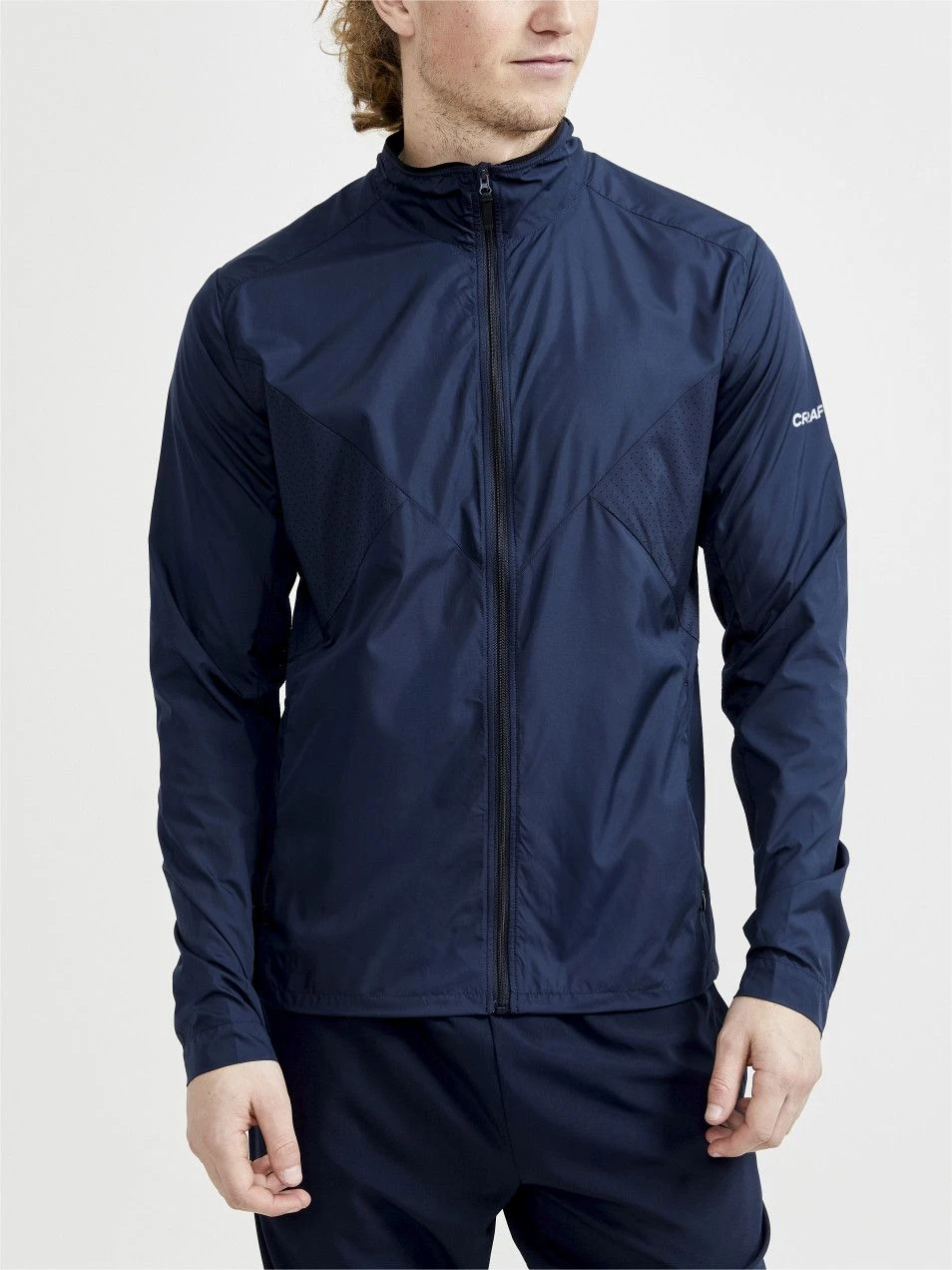 Craft ADV Essence Wind Windbreaker Jacket Blue 4 Craft ADV Essence Wind Windbreaker Jacket Blue - Image 2