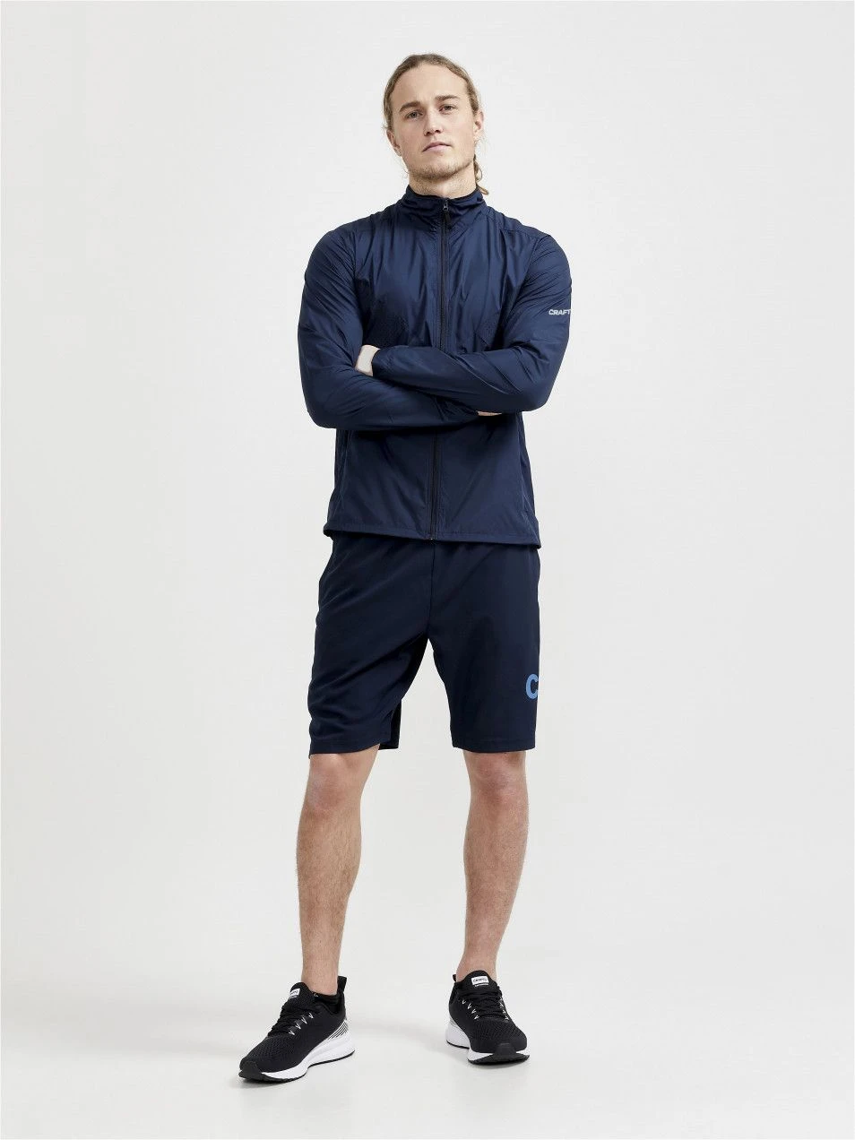 Craft ADV Essence Wind Windbreaker Jacket Blue 8 Craft ADV Essence Wind Windbreaker Jacket Blue - Image 6