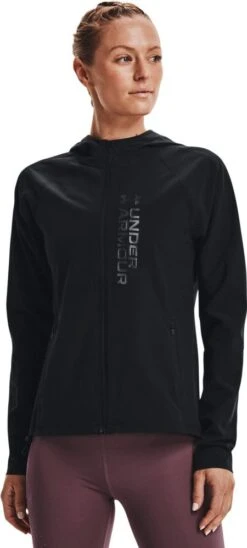 Under Armour Under Armor OutRun The Storm Waterproof Jacket Black Women