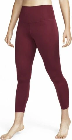 Nike Dri-Fit Yoga 7/8 Tights Red Women