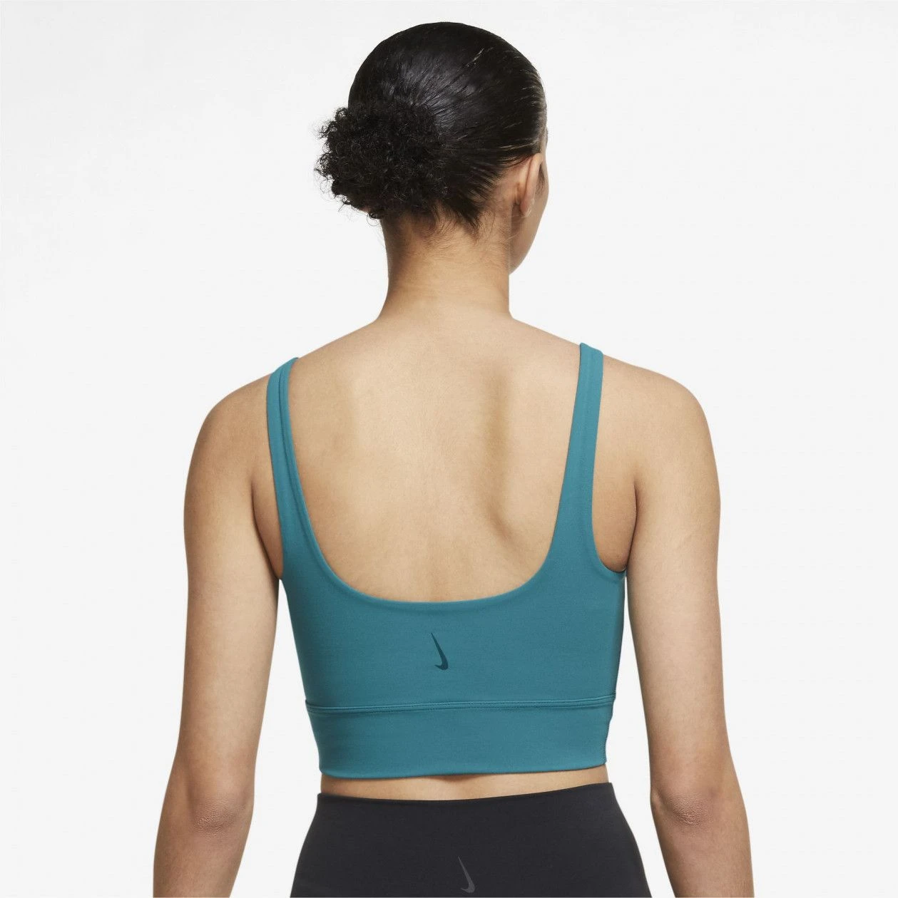 Nike Yoga Luxe Crop Tank Top Blue Women 4 Nike Yoga Luxe Crop Tank Top Blue Women - Image 2
