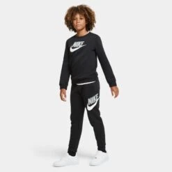 Nike Sportswear Club Black Kids Trousers -Odlo Fashion Shop 2134509614b3ffc097780.87678333
