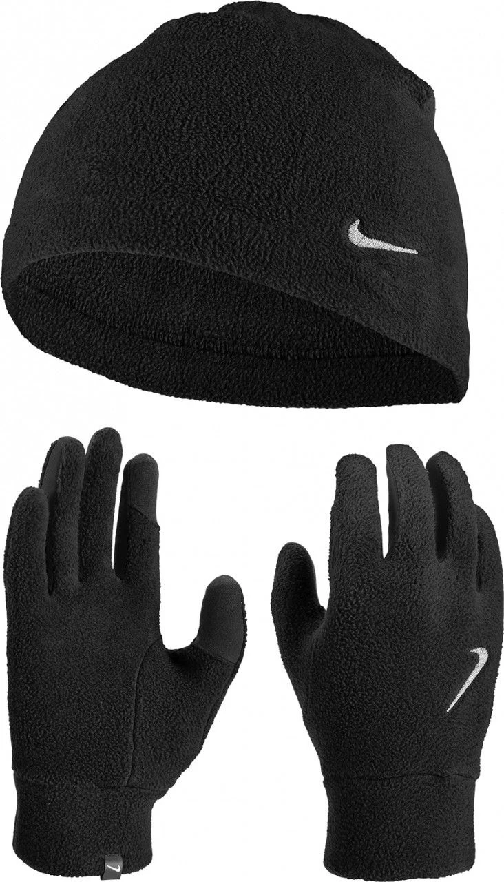 Pack Beanie + Pair Of Gloves Women Nike Run Fleece Black 3 Pack Beanie + Pair Of Gloves Women Nike Run Fleece Black