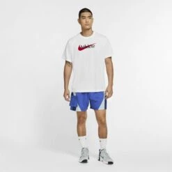 Nike Dri-Fit Athlete Short Sleeve T-Shirt White -Odlo Fashion Shop 218519961bb27fd0bb4b1.31173188
