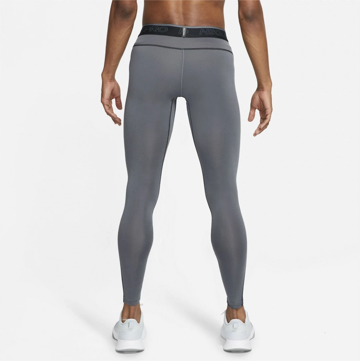 Nike Pro Dri-Fit Long Tights Gray 4 Nike Pro Dri-Fit Long Tights Gray - Image 2