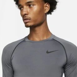 Nike Pro Dri-Fit Long Sleeve Jersey Gray -Odlo Fashion Shop 218534461bb297d1ba632.11259329