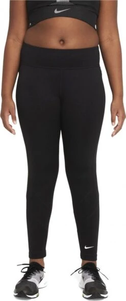 Nike Dri-Fit One Long Tights Black Girl S