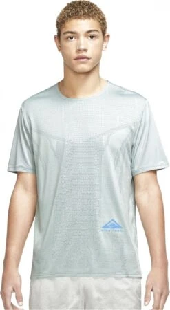 Nike Dri-Fit Rise 5 Trail Short Sleeve Jersey Blue