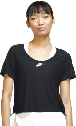 Nike Air Dri-Fit Short Sleeve Jersey Black Women