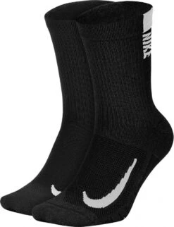 Socks (x2) Nike Multiplier Black Unisex